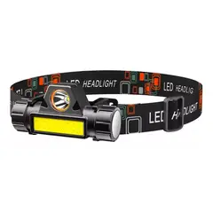 GENERICO - Linterna Frontal Recargable Foco Cabeza Linterna Minera Foco