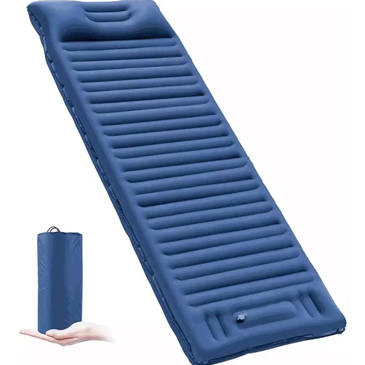 GENERICO - Colchoneta Inflable Ultra Ligera Camping Outdoor Calidad