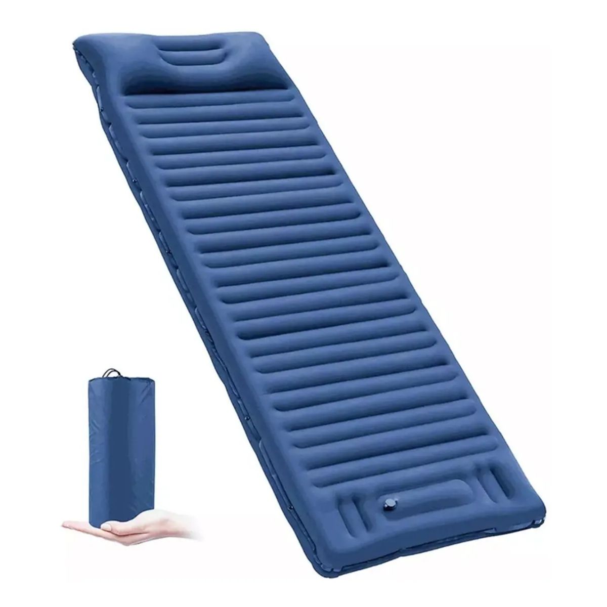 GENERICO - Colchoneta Inflable Ultra Ligera Camping Outdoor Calidad