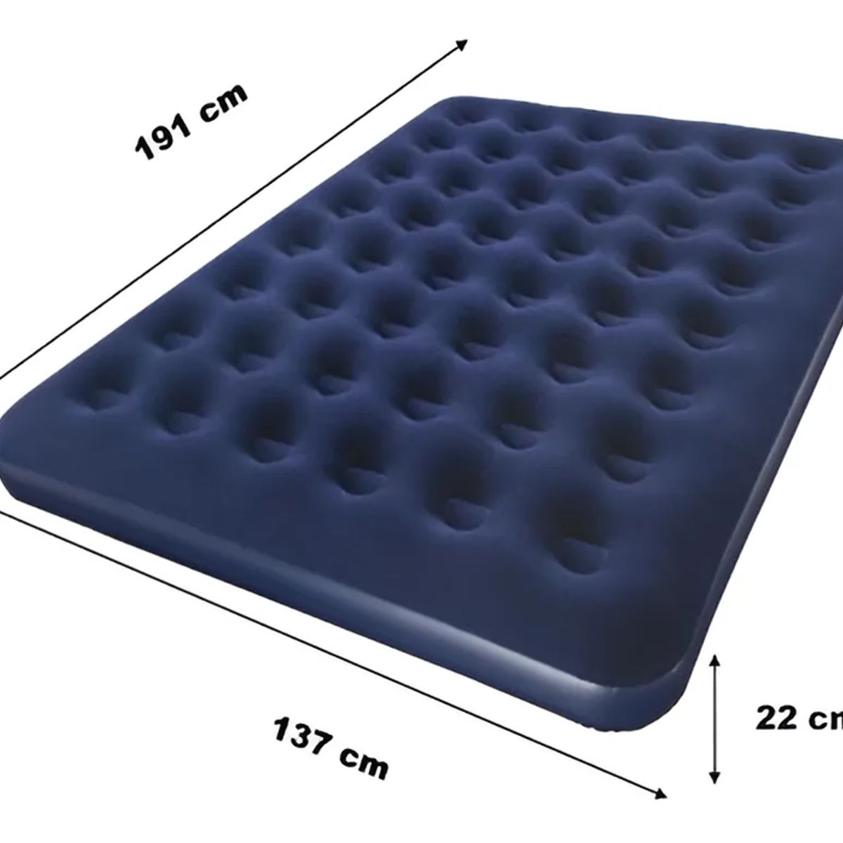 GENERICO - Colchón Inflable Doble Best Way Más 2 Almohadas E Inflador