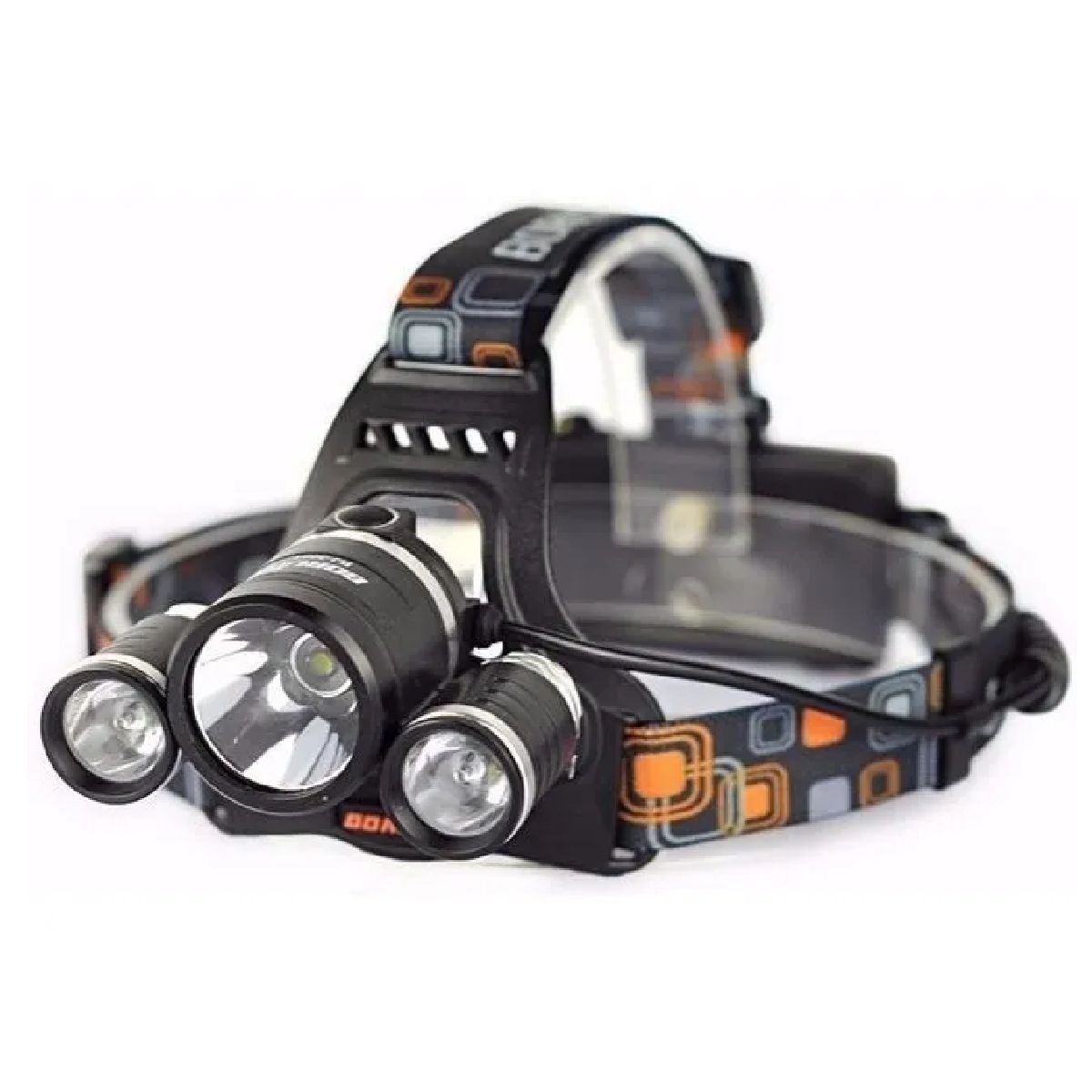 GENERICO - X3 Linterna Cabeza Frontal Cintillo Luz Trasera T6