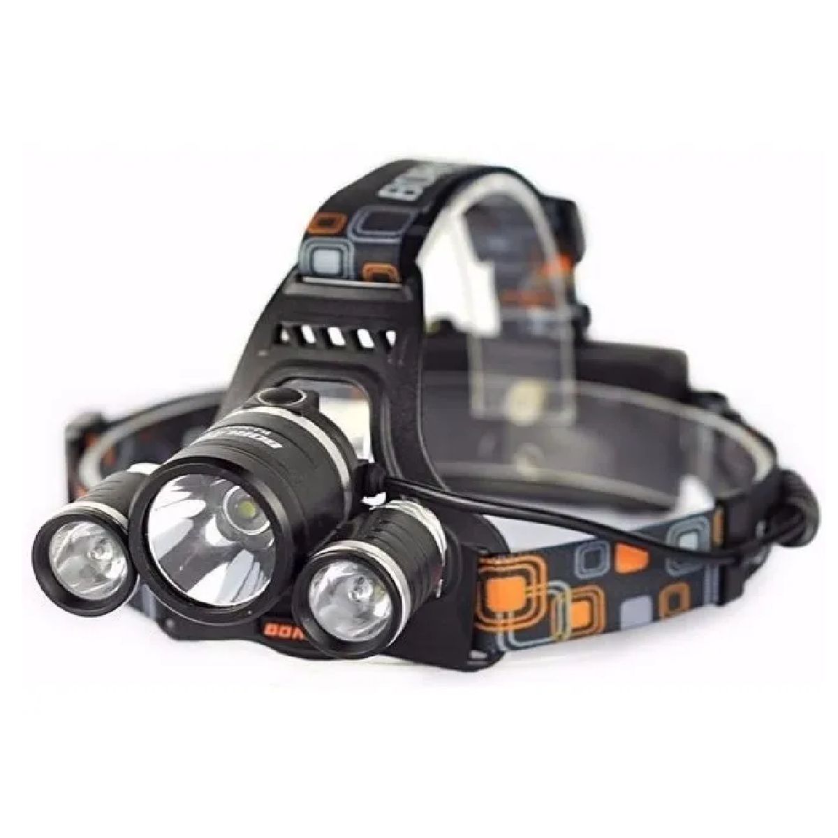 GENERICO - X3 Linterna Cabeza Frontal Cintillo Luz Trasera T6