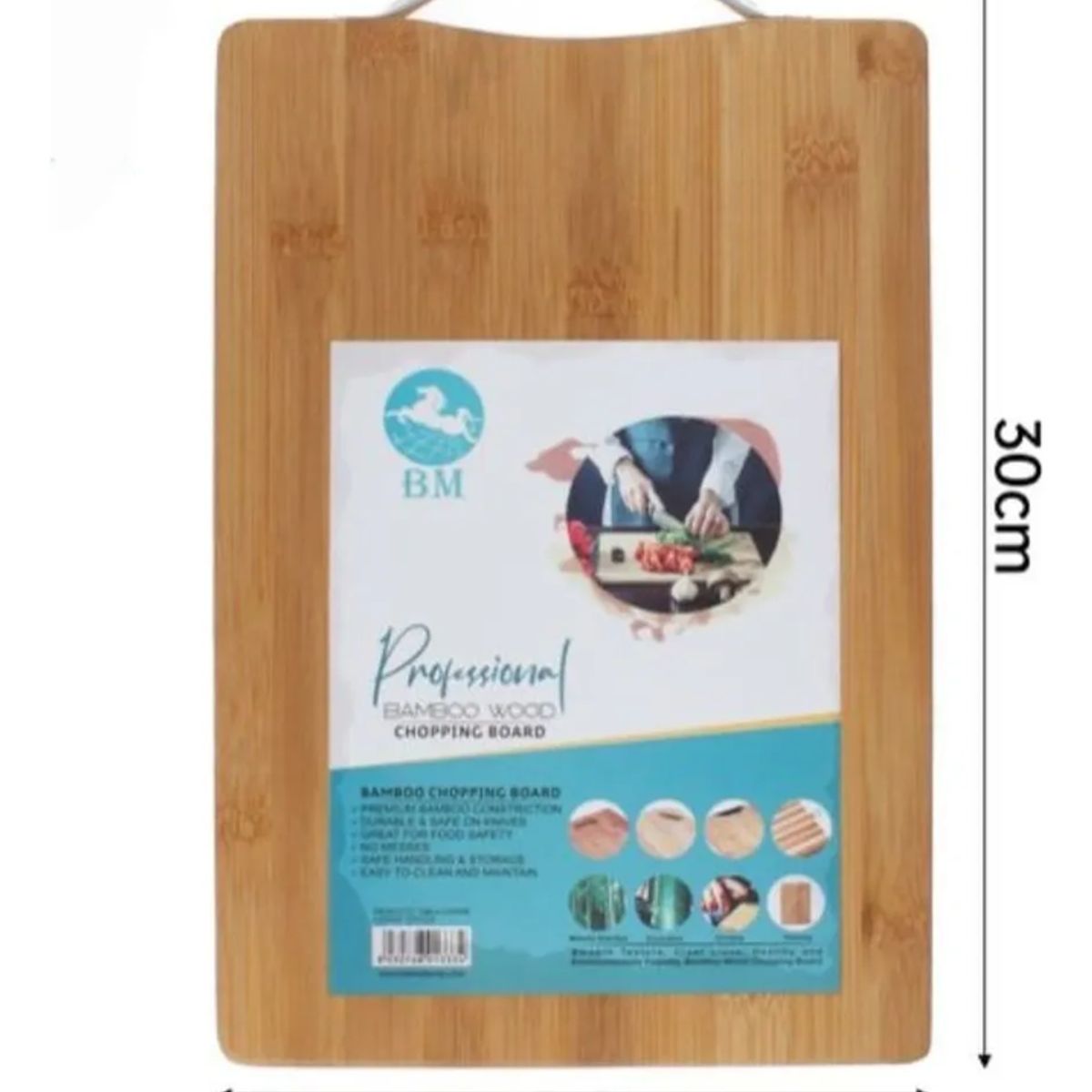 GENERICO - Tabla Rectangular 30x20 Cm Para Picar Carne Verdura Liso