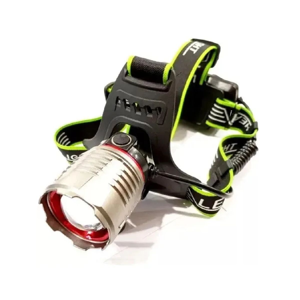 GENERICO - Linterna Led Cintillo Cabeza Led Recargable Luz Rojo Negro