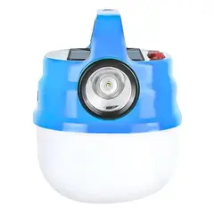 GENERICO - Lámpara Linterna Led Solar Recargable Indicador Carga Hb-v80