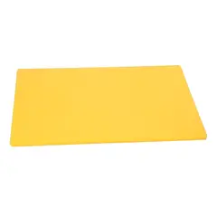 GENERICO - Tabla De Cortar Profesional Amarilla 45x30 Cm 12 Mm Liso Amarillo