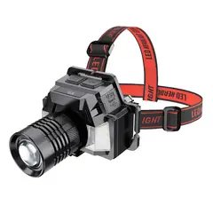 GENERICO - Lámpara Minero Inductivo Linterna Minera Recargable Cacería