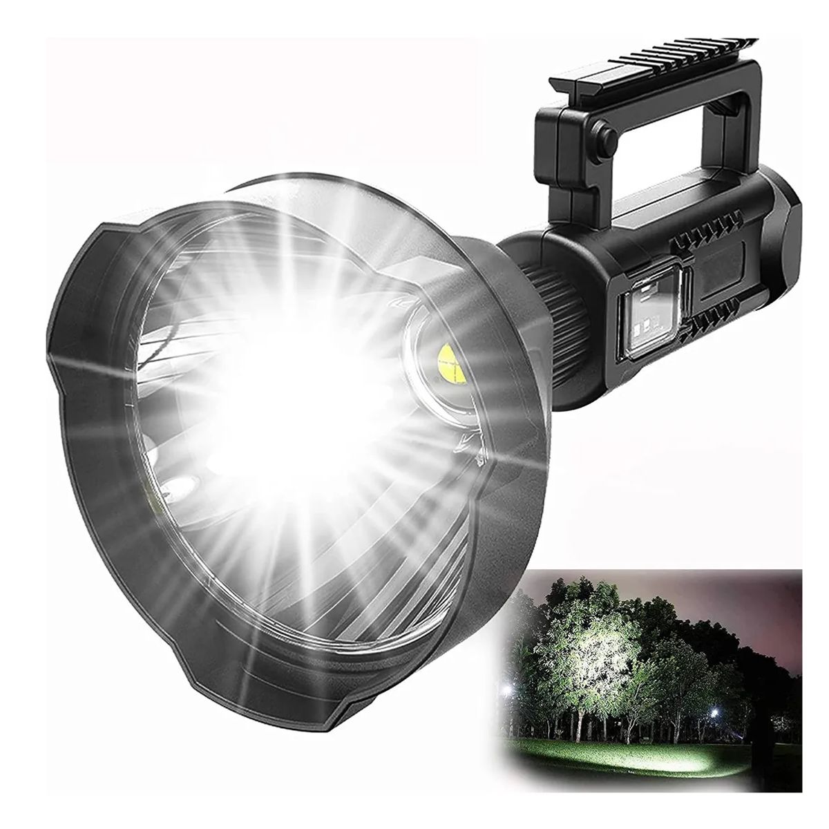 GENERICO - Portátil Foco Linterna Camping Led Largo Alcance+usb+tripode