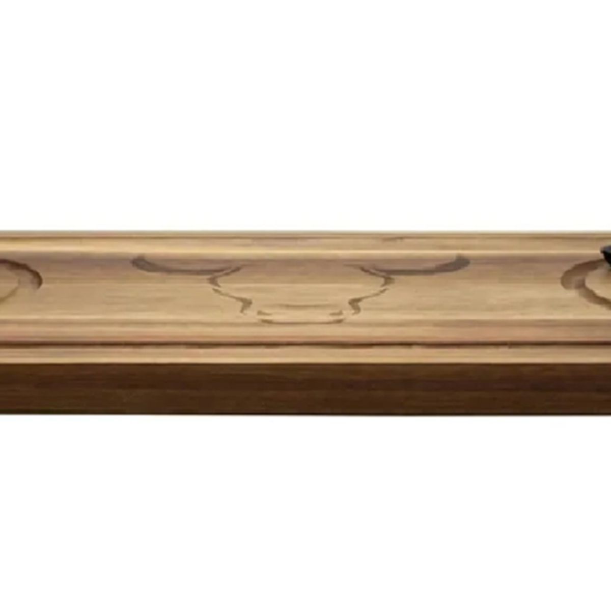 GENERICO - Tabla De Cortar Wayu De Madera Limited Small 40x26x03cm Tabla Herradura Wayu Limited Small Café
