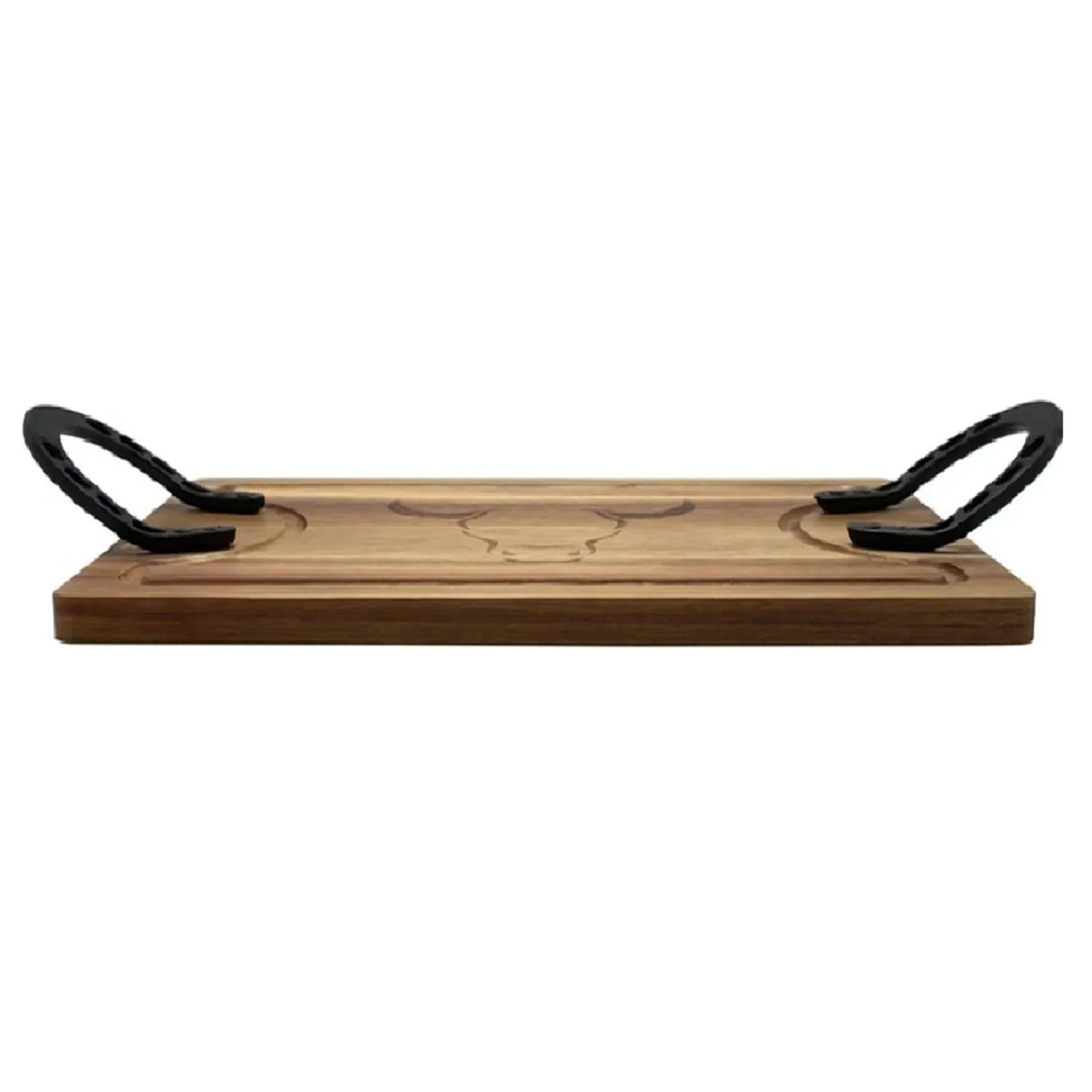 GENERICO - Tabla De Cortar Wayu De Madera Limited Small 40x26x03cm Tabla Herradura Wayu Limited Small Café