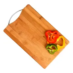 GENERICO - Tabla De Cortar Con Mango Para Barbacoa De Cocina De 20x30cm