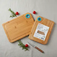 GENERICO - Tabla De Madera Para Picar Bambú Tabla Vegetales Asados