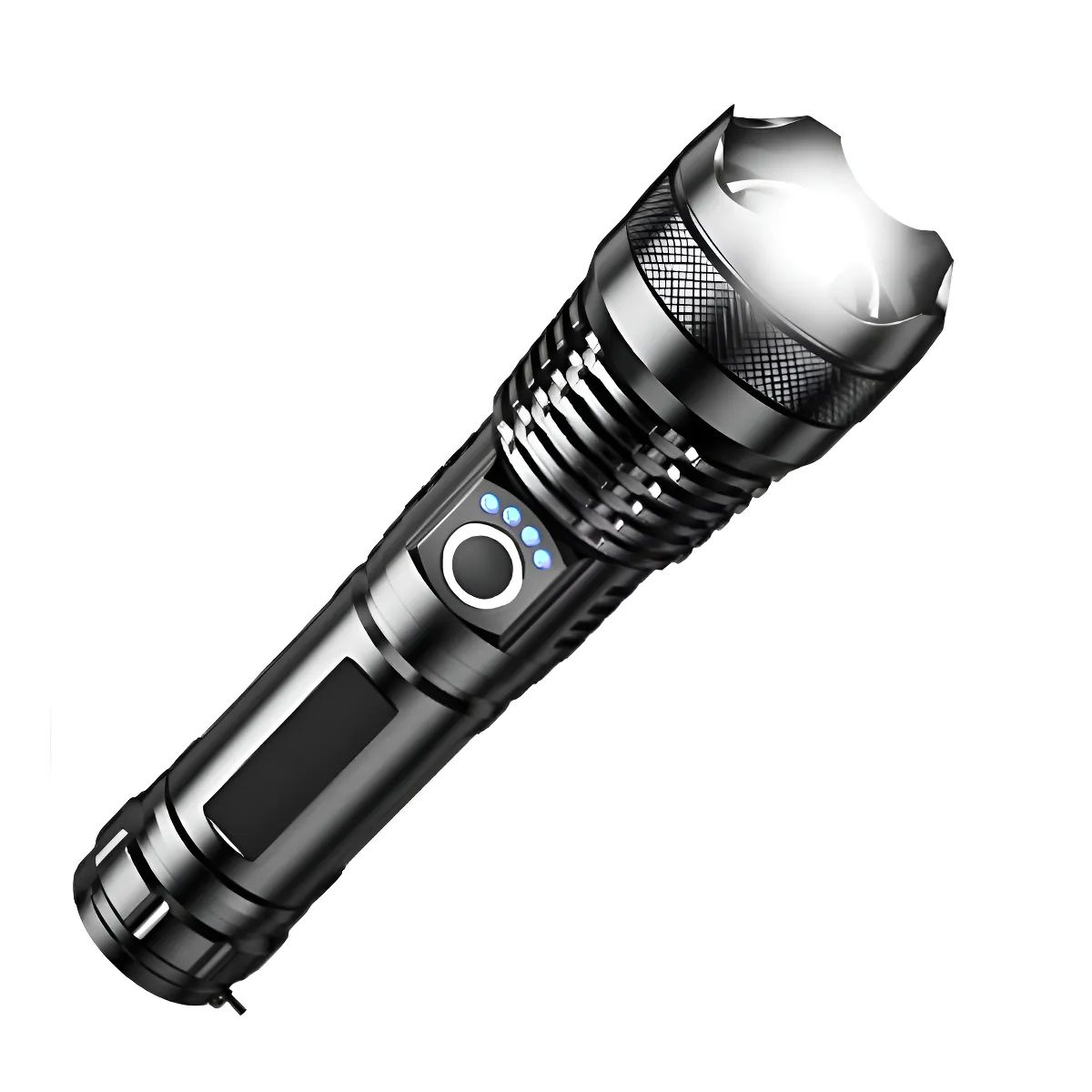 GENERICO - Linterna De Mano Luz Led Con Zoom Recargable 3000m