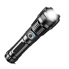 GENERICO - Linterna De Mano Luz Led Con Zoom Recargable 3000m
