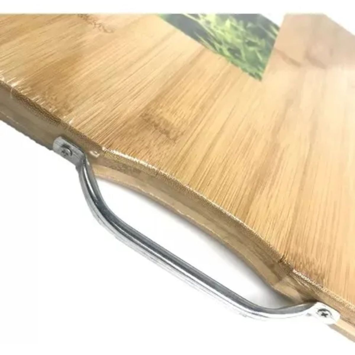 GENERICO - Tabla Bambú Para Cortar Picar Carne Verduras Asado 24x34cm