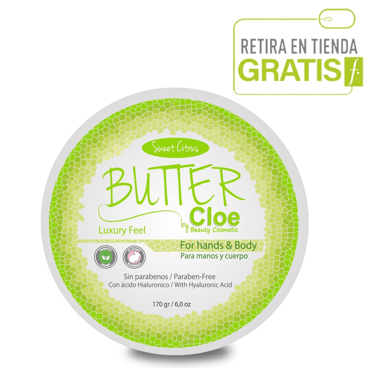 CLOE - BUTTER Sweet Citrus 170 gr