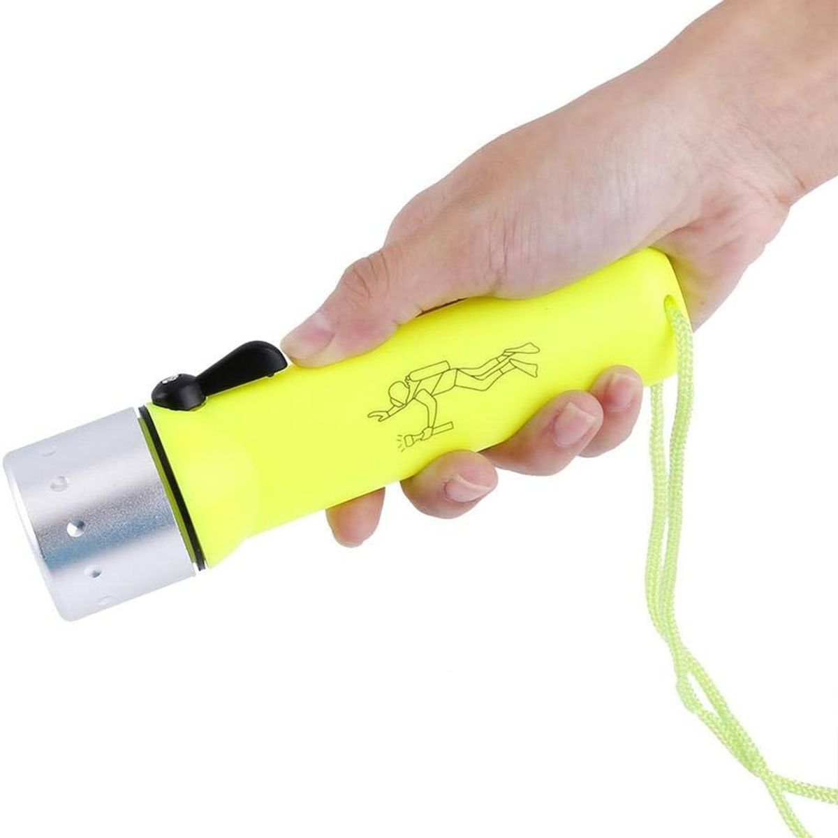 GENERICO - Linterna De Buceo Sumergible 50 Metros 3w 120 Lm