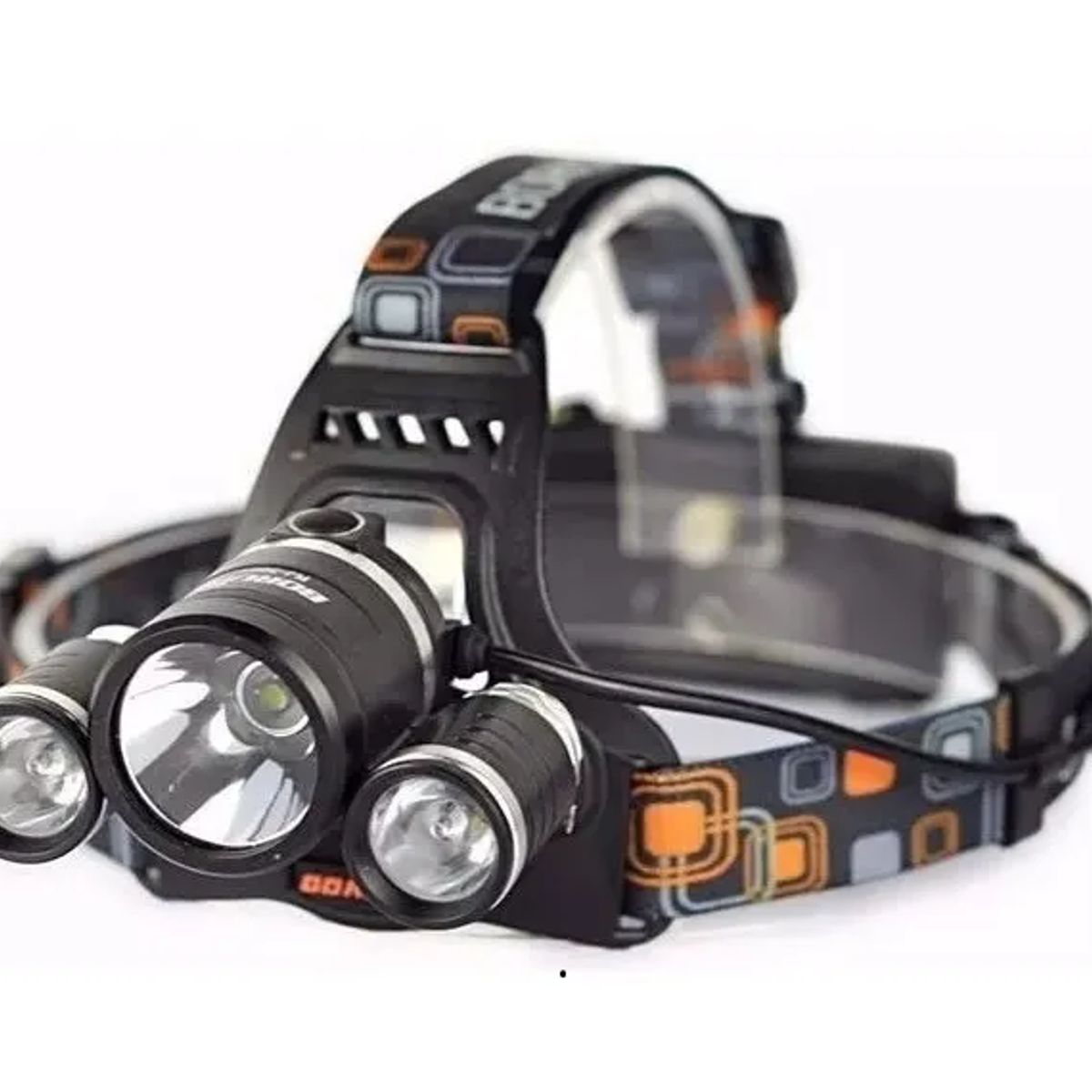 GENERICO - Pack 3 Linterna Frontal 5000 Lumenes Led Minero