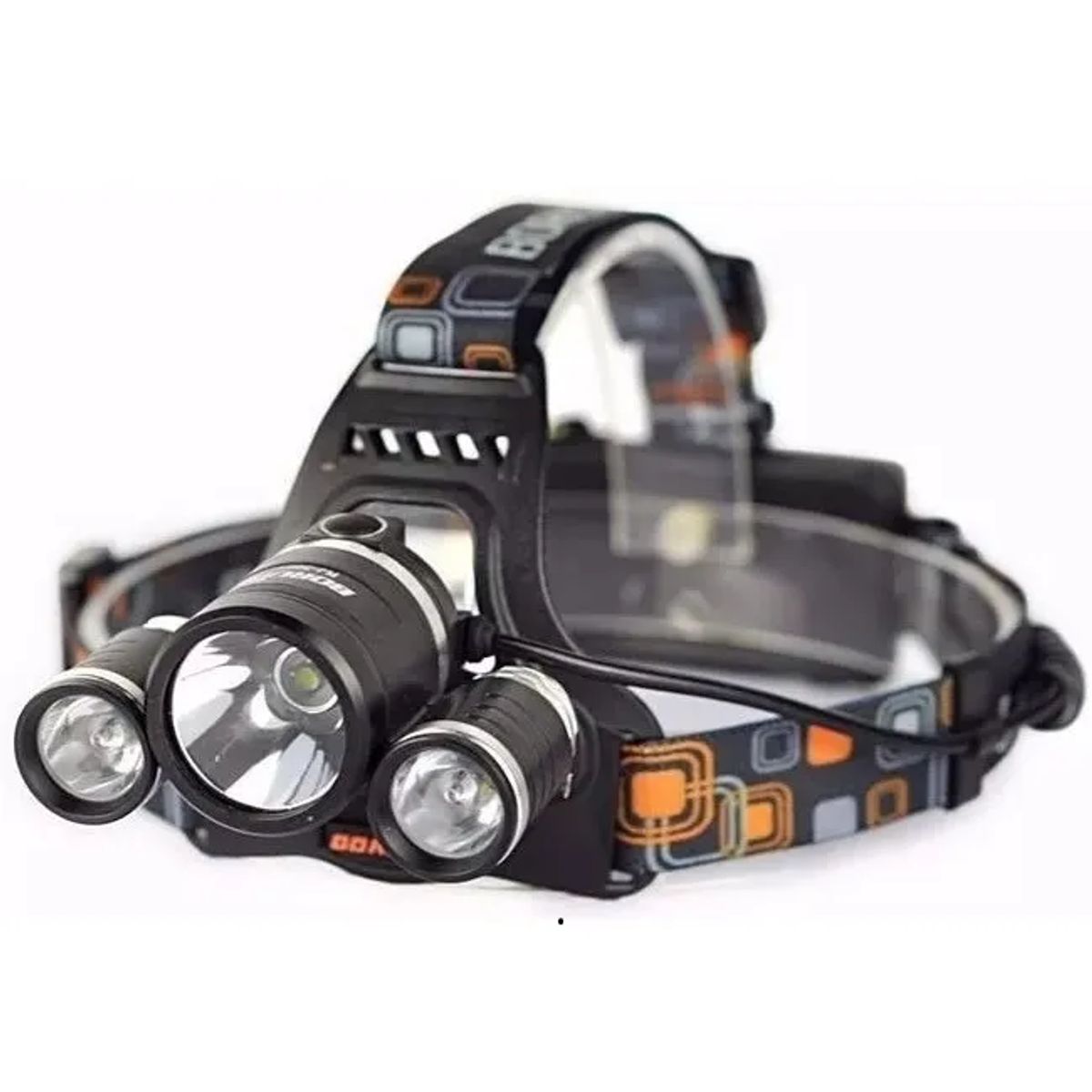GENERICO - Pack 3 Linterna Frontal 5000 Lumenes Led Minero