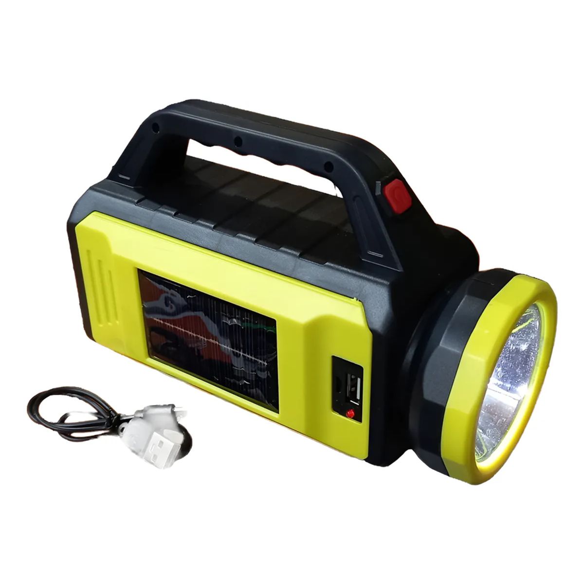 GENERICO - Linterna Multifuncional 3 In 1 Carga Solar