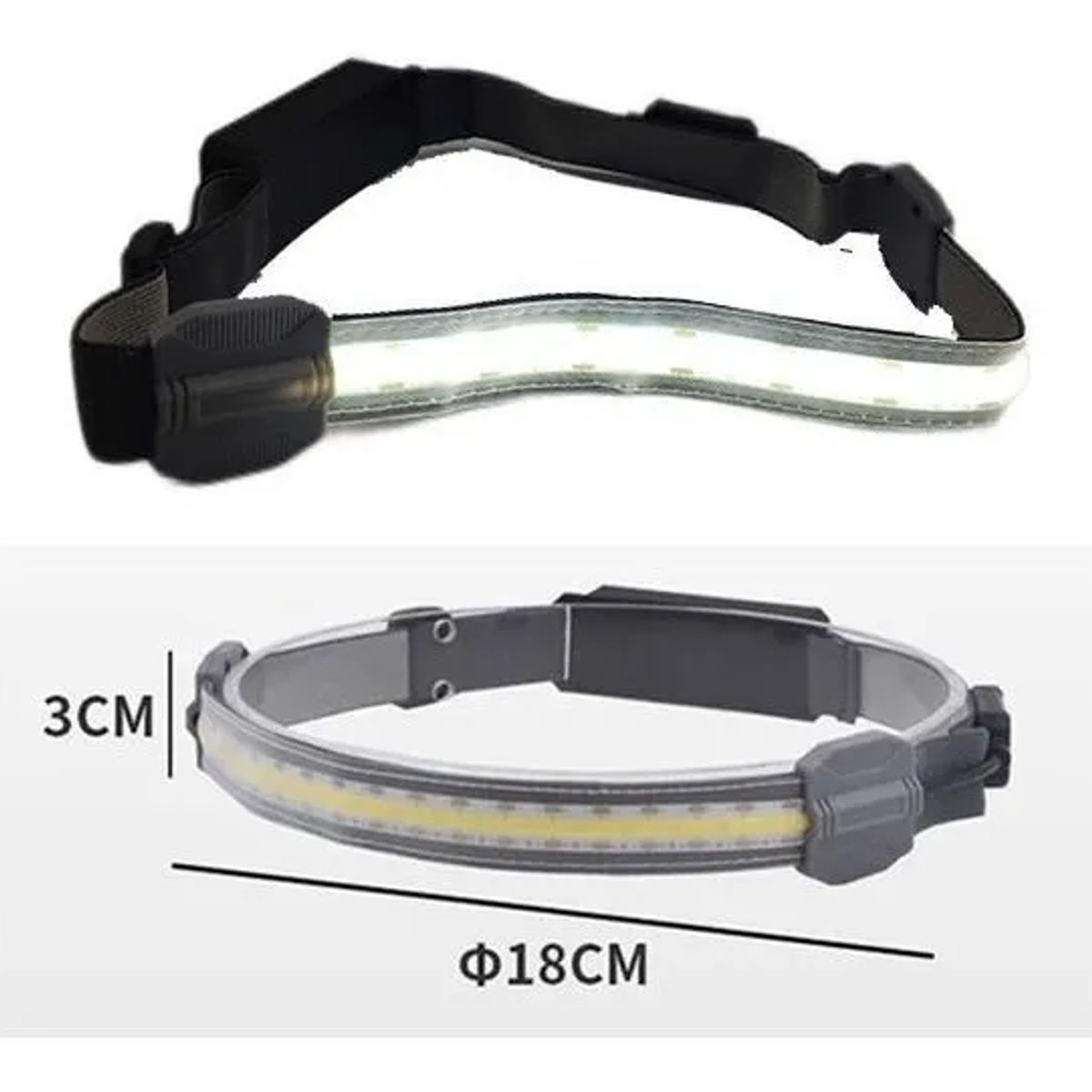 GENERICO - Linterna Frontal Led Brillante Luz Camping Lampara De Cabeza