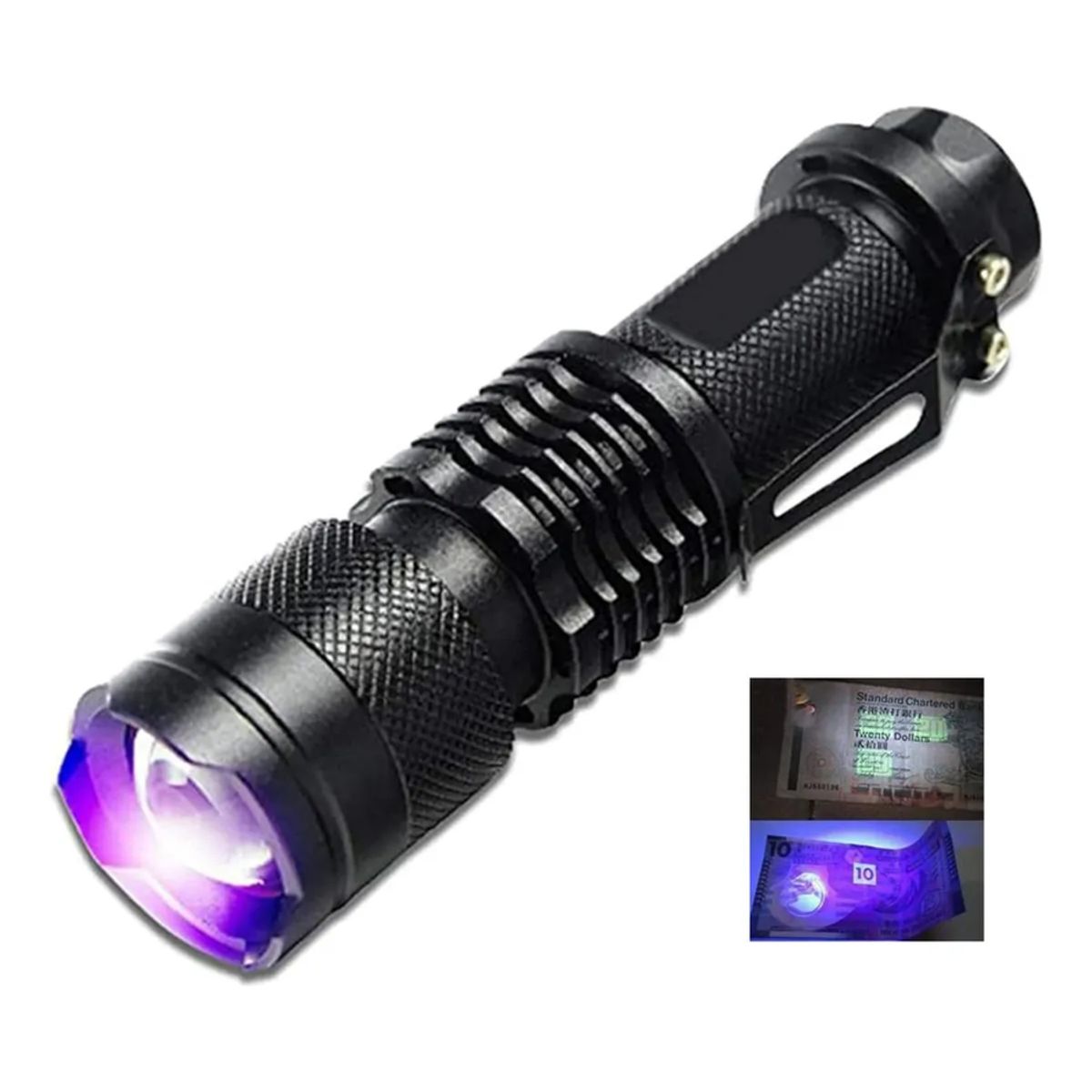 GENERICO - Uv-ultravioleta Led Linterna Para Detección Falsificaciones