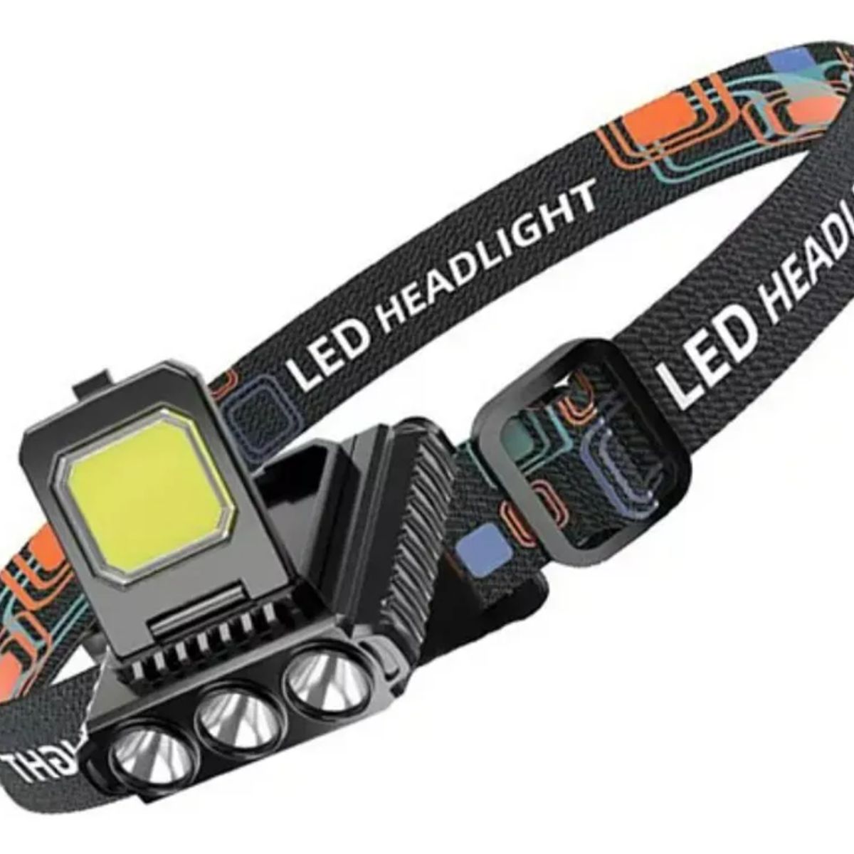GENERICO - Linterna Minero Recargable Doble Led Usb Con Sensor Proximid