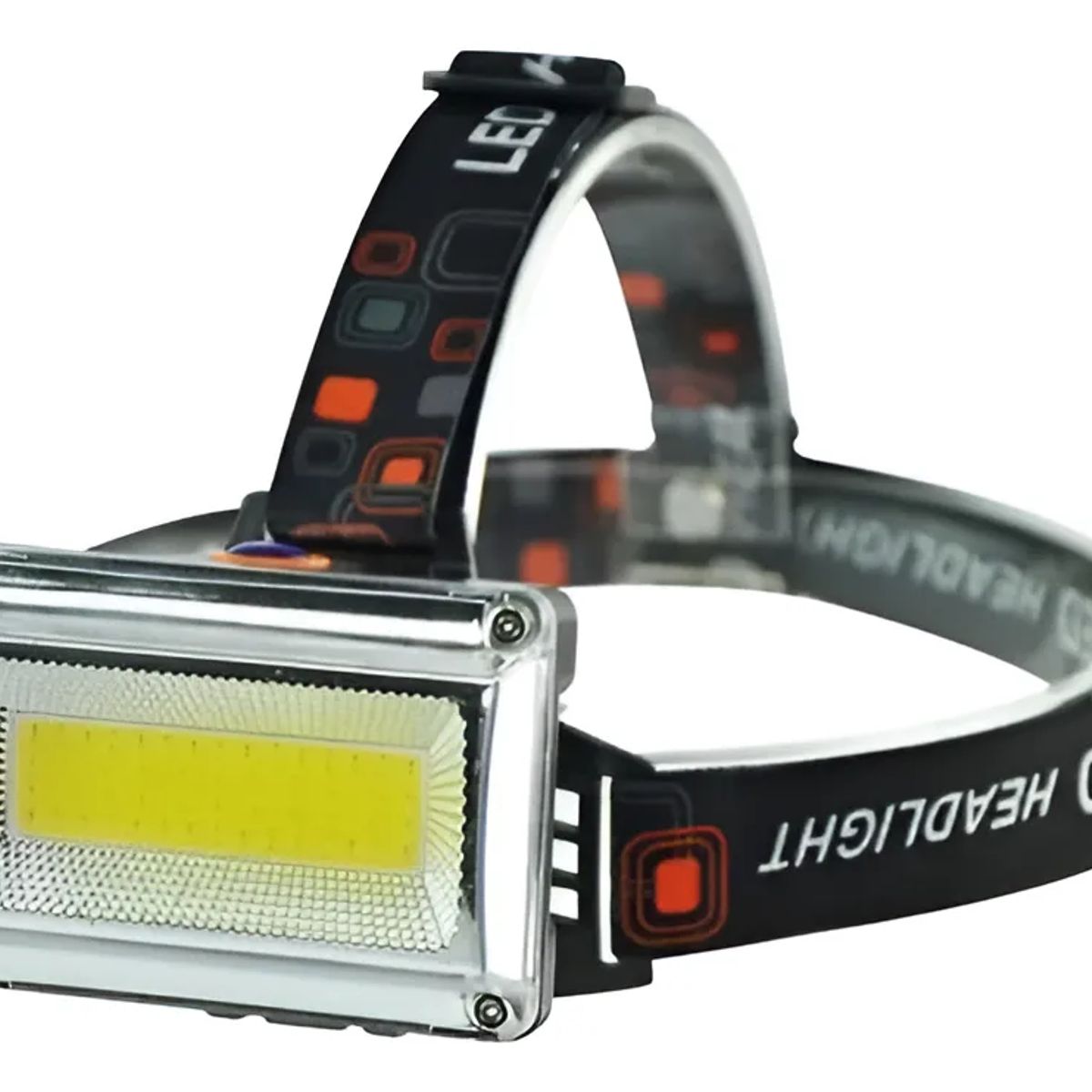 GENERICO - Foco Minero Linterna Cabeza 4 Tipos Luz Led Frontal Usb Blanco Negro