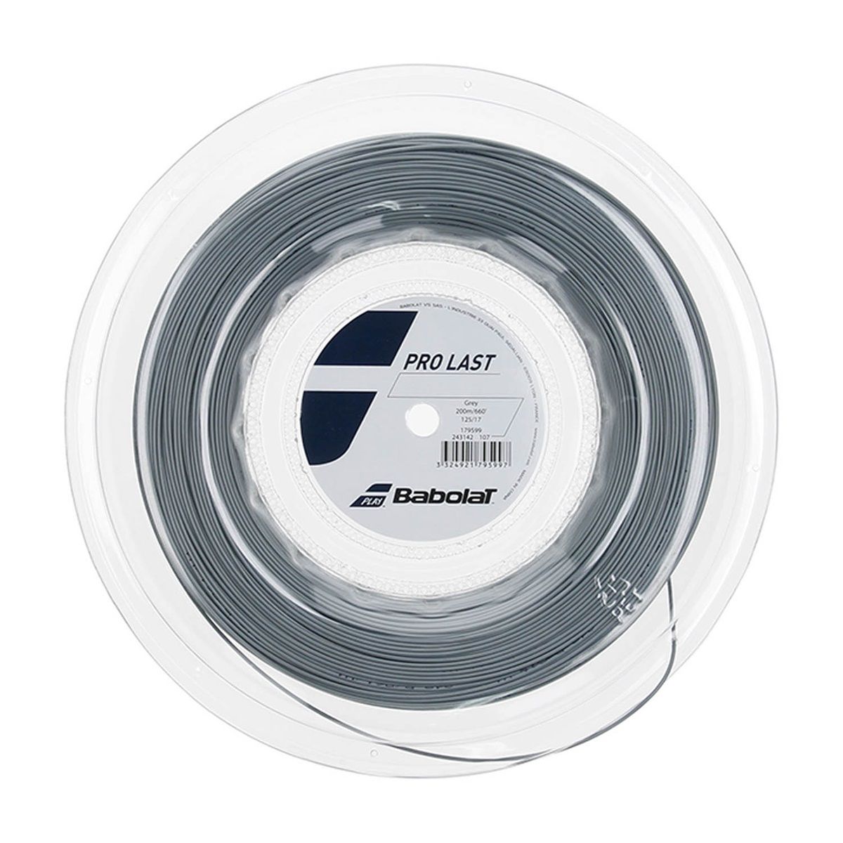 BABOLAT - Rollo de Cuerda Babolat Pro Last Gris 1.25 - 200m