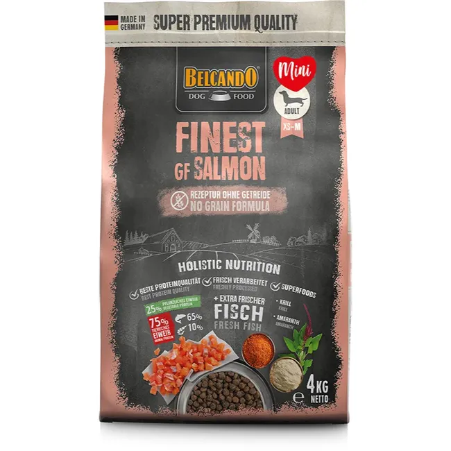 BELCANDO - Alimento Belcando Finest GF Salmon Sin Granos Perro 1Kg