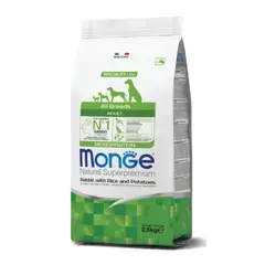 MONGE - Alimento Monoprotein Rabbits Conejo Para Perro 2.5Kg