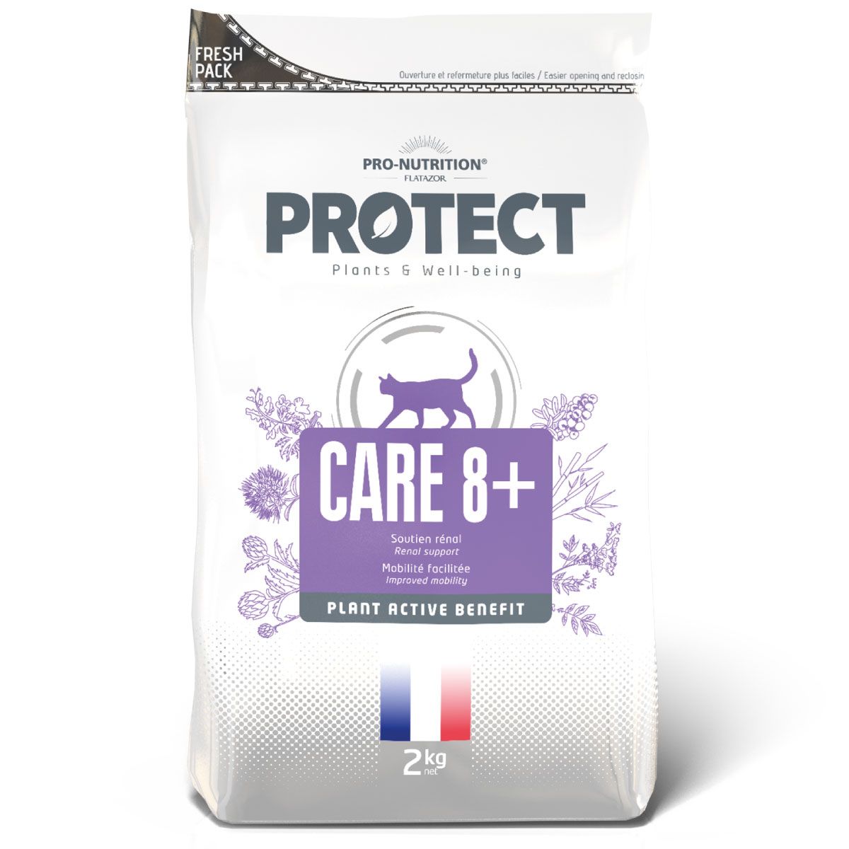 PRO NUTRITION FLATAZOR - Alimento Protect Care 8+ Para Gato 2kg
