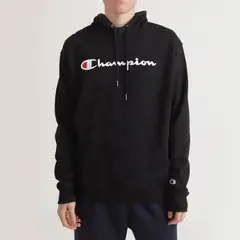 CHAMPION - Poleron Hombre Hoodie Negro