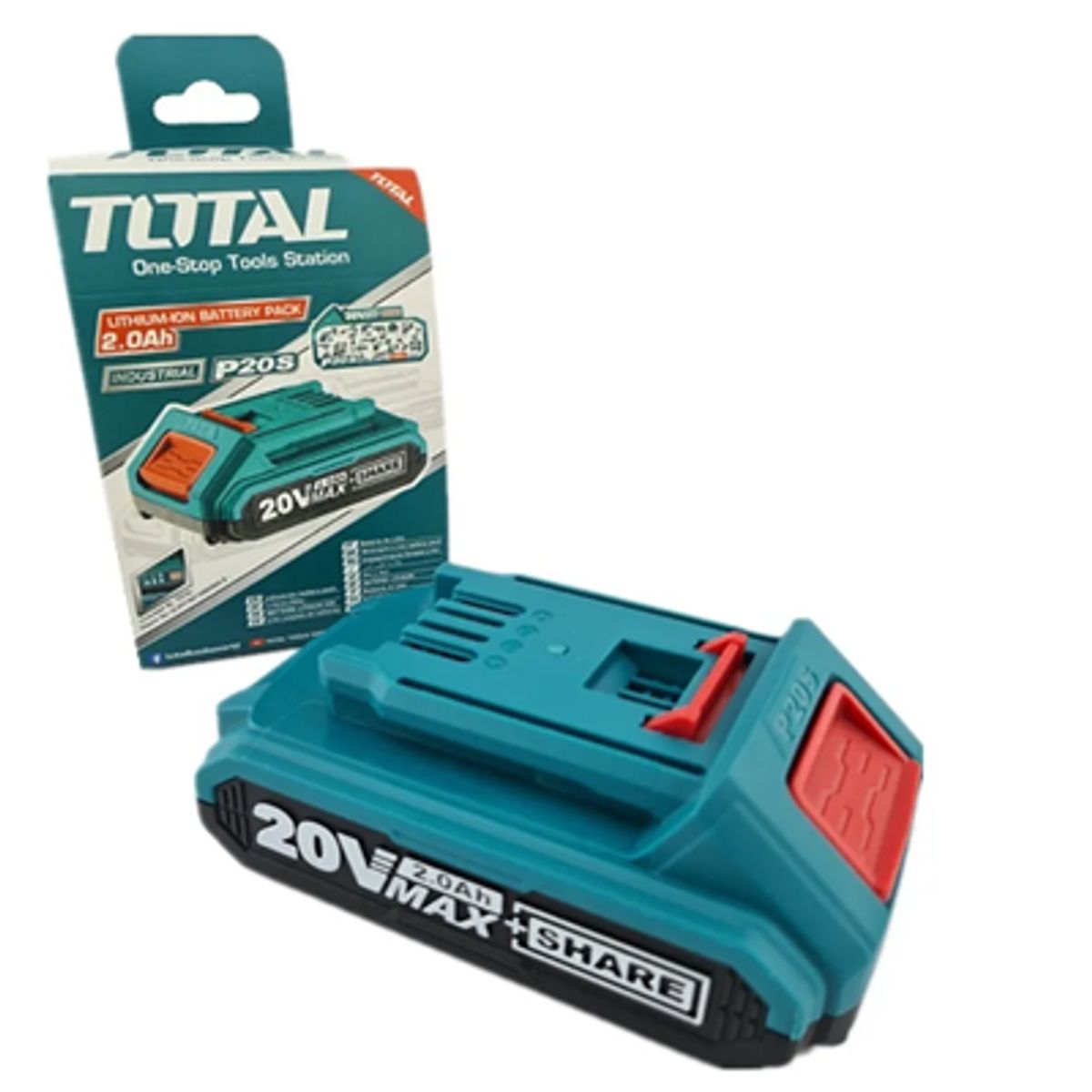 TOTAL TOOLS - Batería Litio-ion 20v 2ah Total Tfbli20011