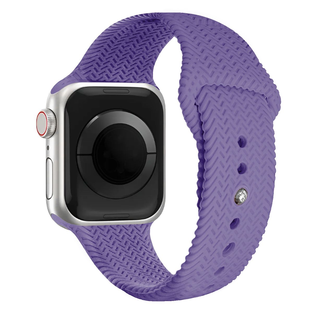 KBOD - Correa de Silicona Texturizada Para Apple Watch Kbod De 42 a 49mm Lila