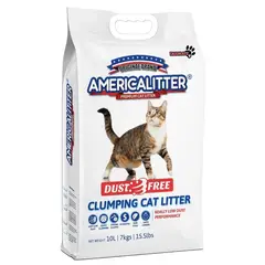 AMERICA LITTER - Arena Dust Free Sin Aroma 7Kg