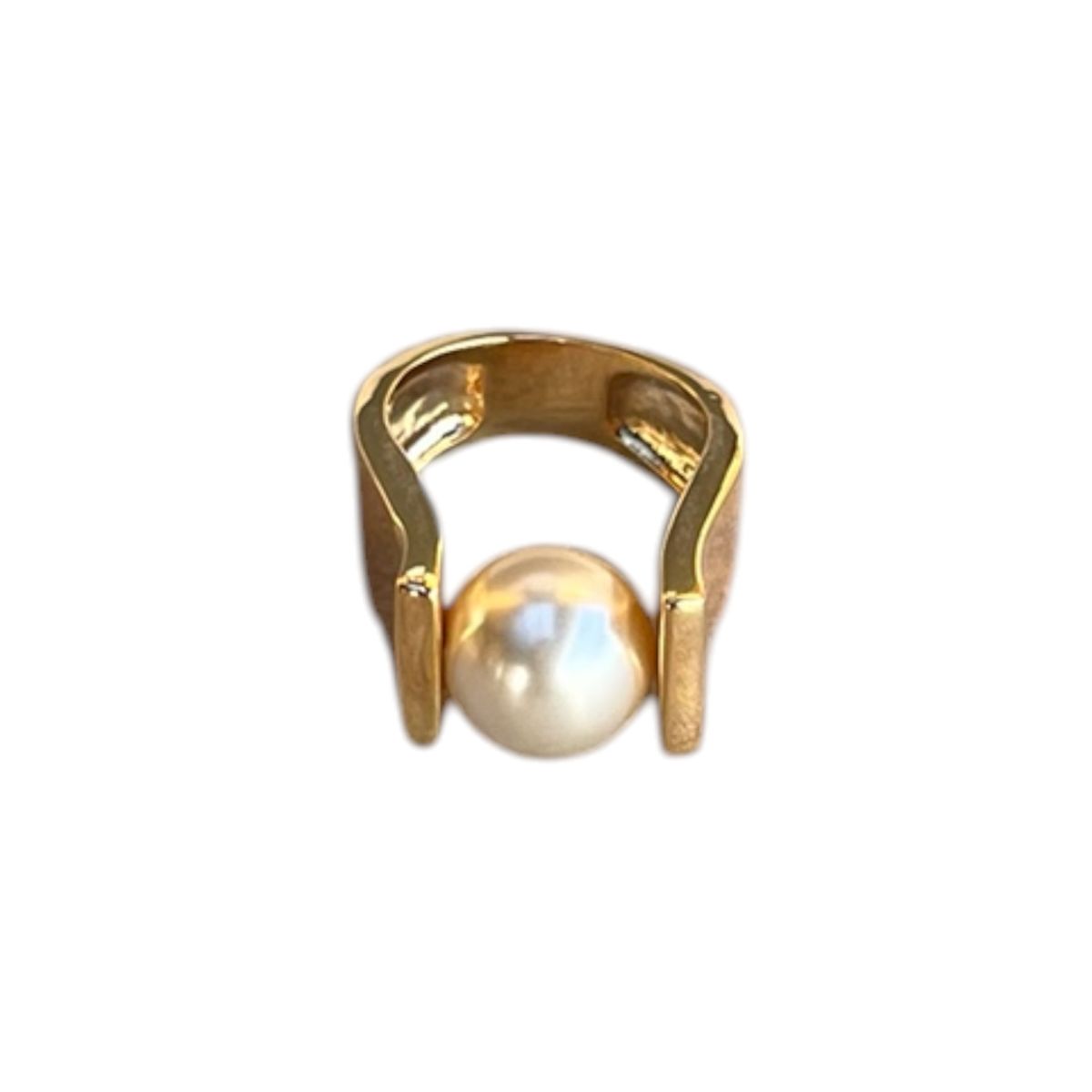 MALLORCA - Anillos de Perlas de Mallorca 12mm Bañado en Oro 18K