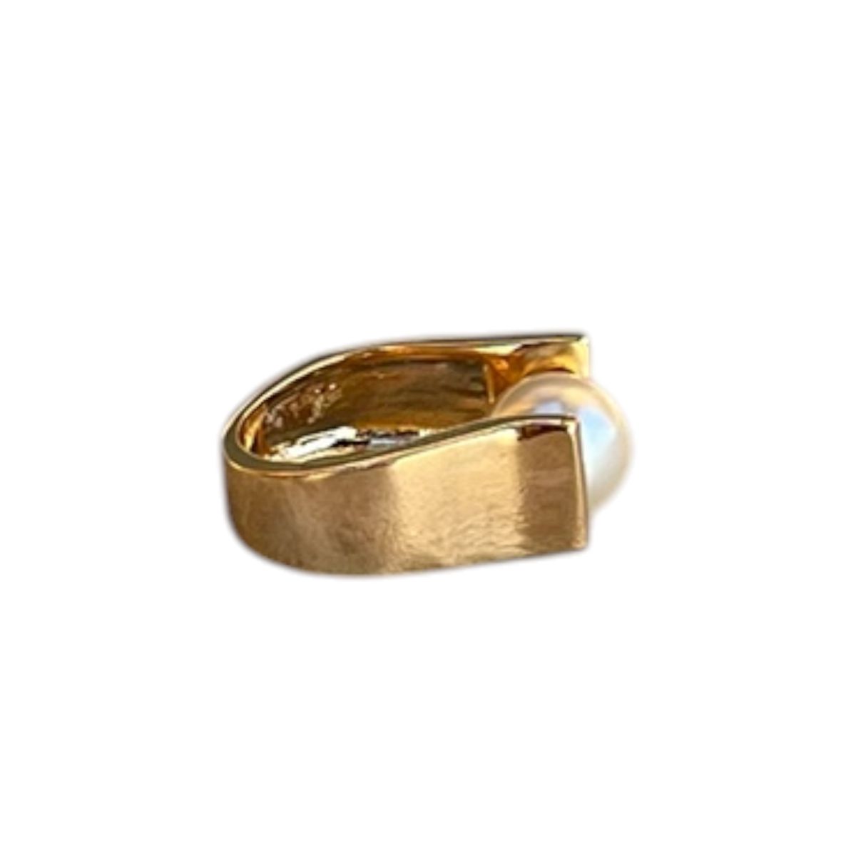 MALLORCA - Anillos de Perlas de Mallorca 12mm Bañado en Oro 18K