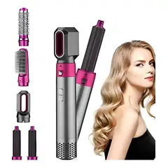 GENERICO - Cepillo Secador Alisador Voluminizador Genérica 5en1