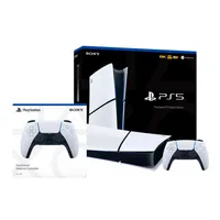 Consola Playstation 5 Slim Edición Digital + Control Dualsense Adicional Blanco