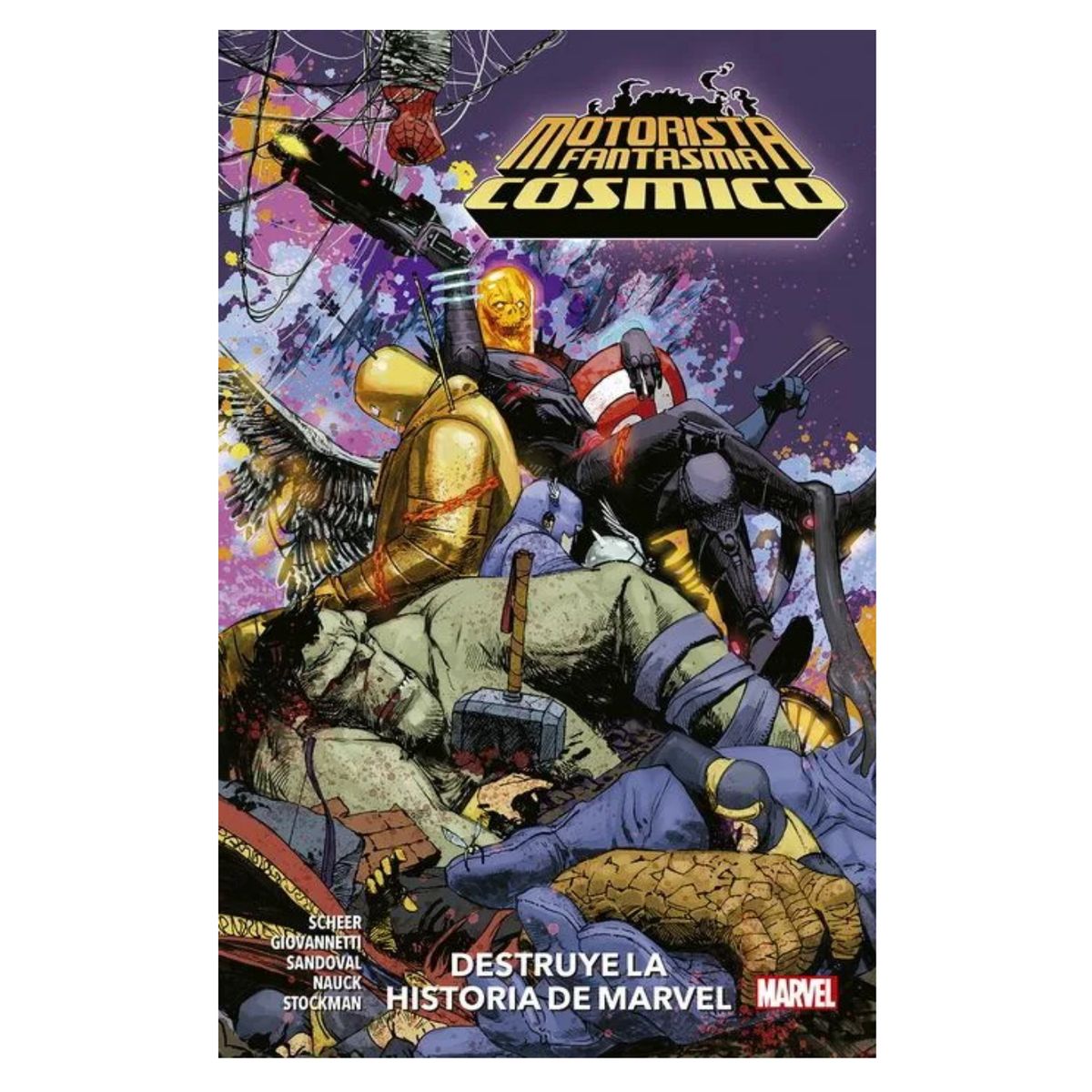 PANINI CHILE - 100% Marvel HC - Motorista Fantasma Cósmico