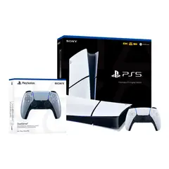 SONY - Consola Playstation 5 Slim Edición Digital + Control Dualsense Adicional Silver