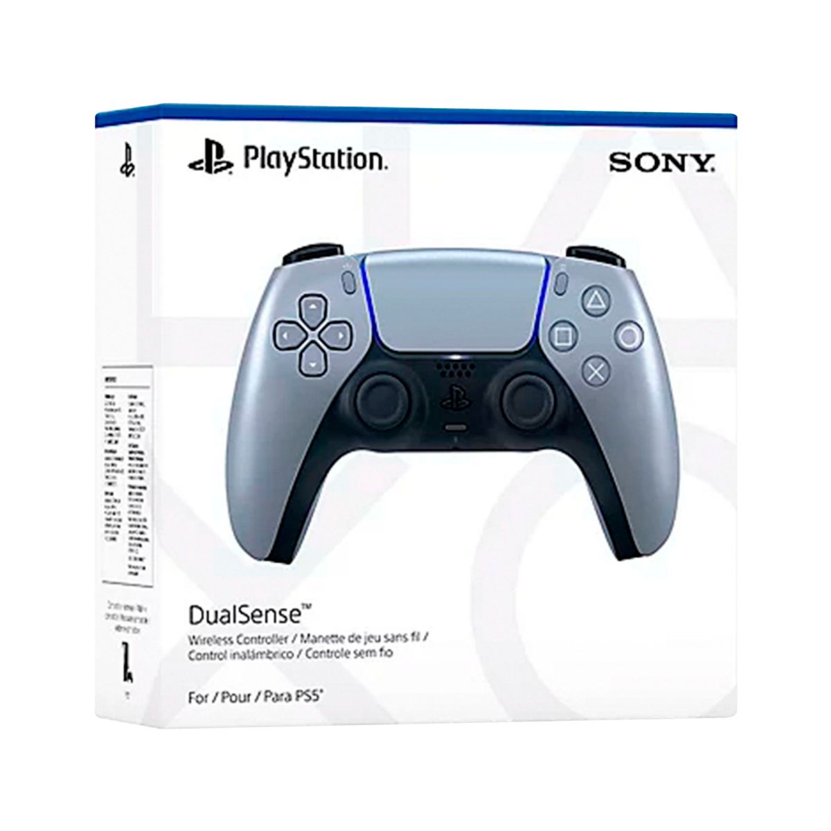SONY - Consola Sony Playstation 5 Slim Edición Digital + Control Dualsense Adicional Silver