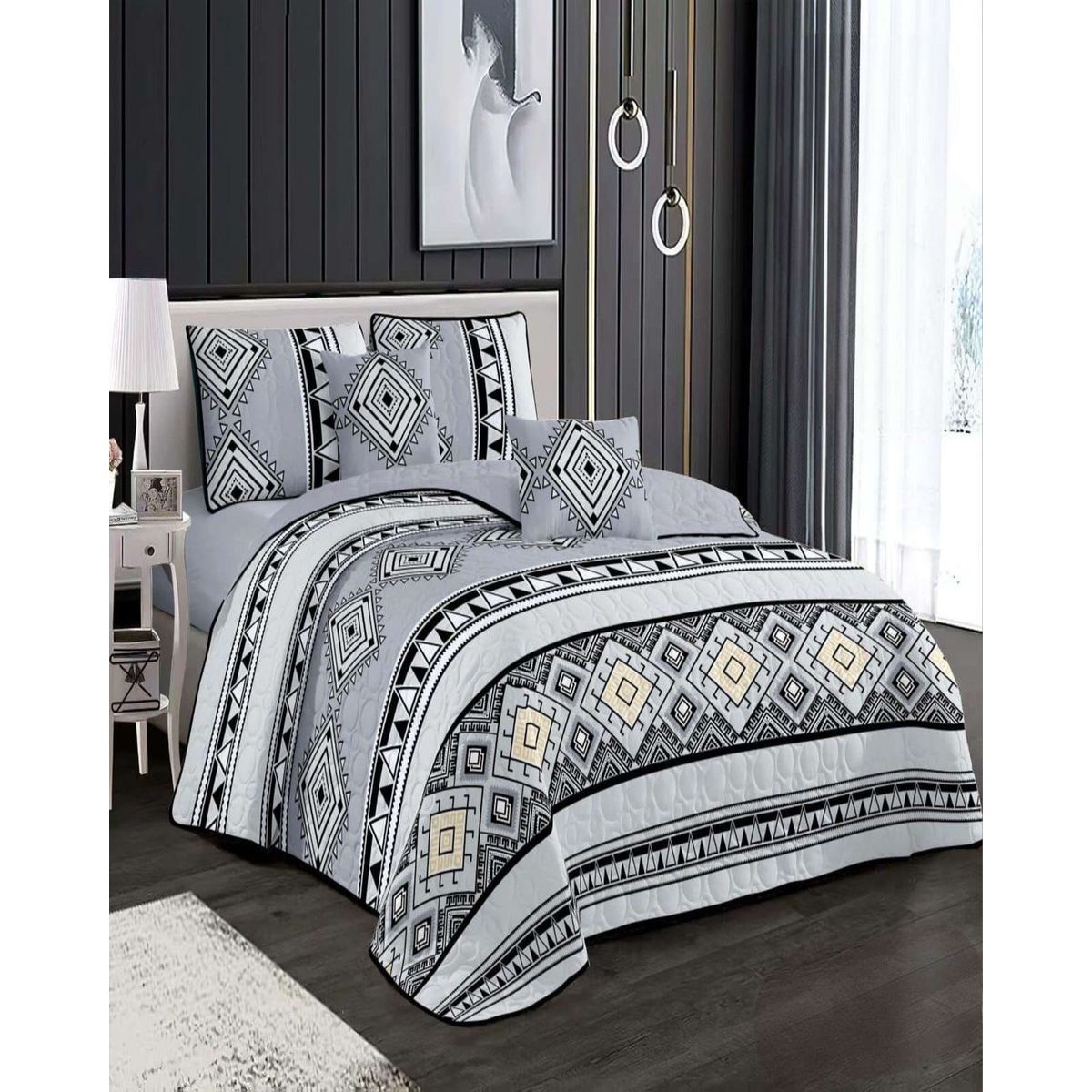 GENERICO - CUBRECAMA COLCHA QUILT VERANO KING