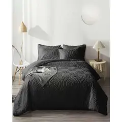 GENERICO - CUBRECAMA QUILT NORDICO DE VERANO DELGADO KING