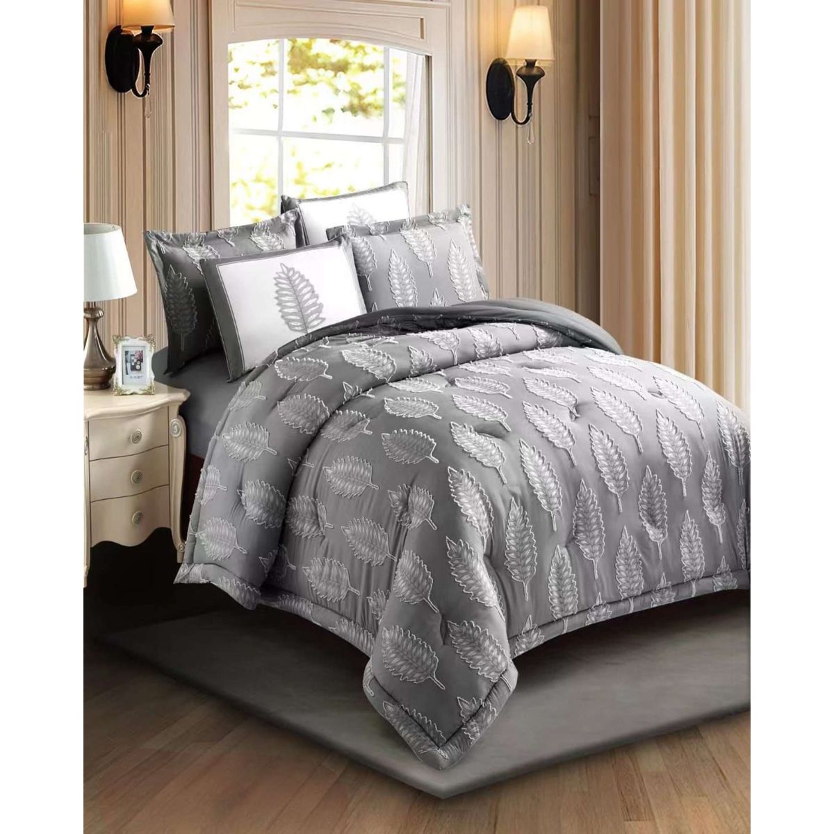 GENERICO - CUBRECAMA QUILT NORDICO DE VERANO DELGADO KING