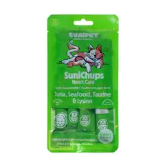 SUNIPET - Snack SuniChups Heart Care Para Gato 4 Tubos