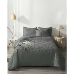 GENERICO - CUBRECAMA QUILT NORDICO DE VERANO DELGADO KING