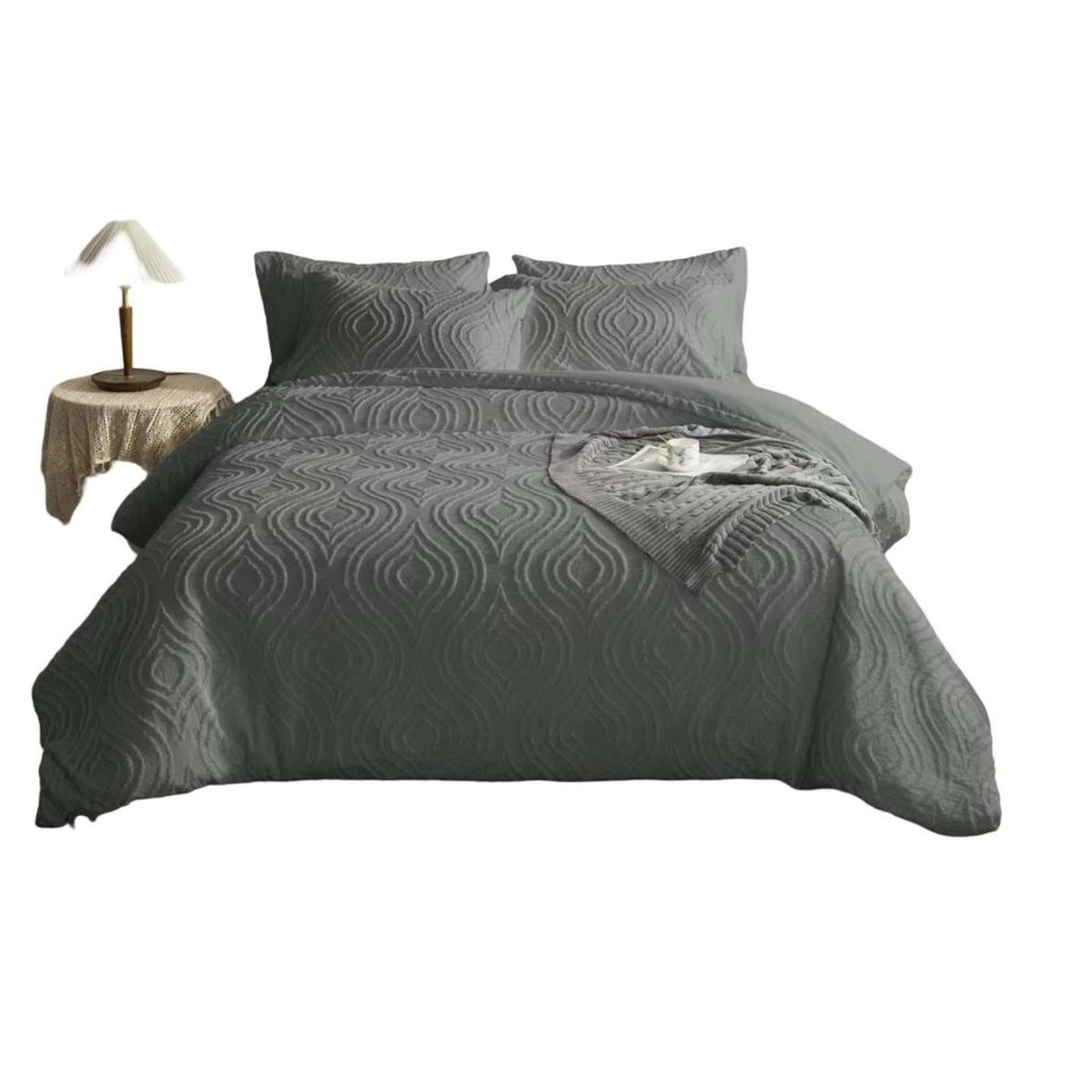 GENERICO - CUBRECAMA QUILT NORDICO DE VERANO DELGADO KING