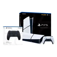 Consola Playstation 5 Slim Edición Digital + Control Dualsense Adicional Midnight Black